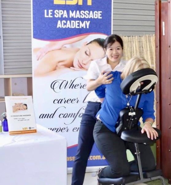 Coporate and Chair Massage At Le Spa Massage Academy