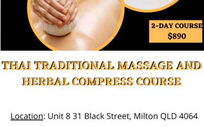 Table Thai Massage Stretching And Herbal Compress Course